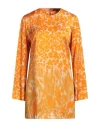 Seventy Venezia Woman Mini Dress Orange Size 8 Viscose In Orange