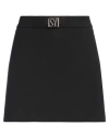 Seventy Venezia Woman Mini Skirt Black Size 6 Polyester, Viscose, Elastane