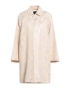 Seventy Venezia Woman Overcoat & Trench Coat Cream Size 4 Polyester, Cotton