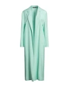 Seventy Venezia Woman Overcoat & Trench Coat Light Green Size 8 Viscose