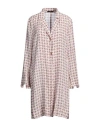 Seventy Venezia Woman Overcoat & Trench Coat Lilac Size 12 Viscose In Purple