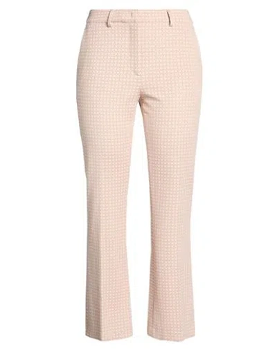 Seventy Venezia Woman Pants Antique Rose Size 6 Viscose, Polyamide, Elastane In Pink
