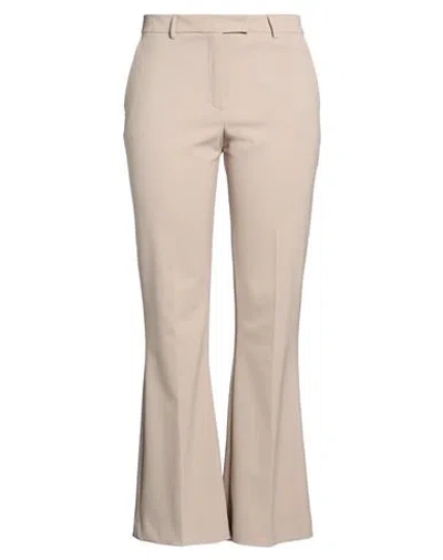 Seventy Venezia Woman Pants Beige Size 10 Polyester, Virgin Wool, Elastane In Neutral