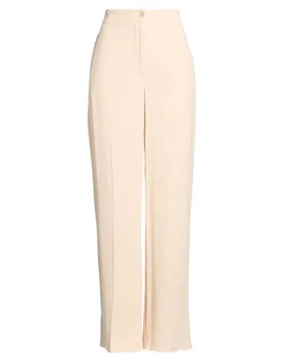 Seventy Venezia Woman Pants Beige Size 6 Viscose In Neutral