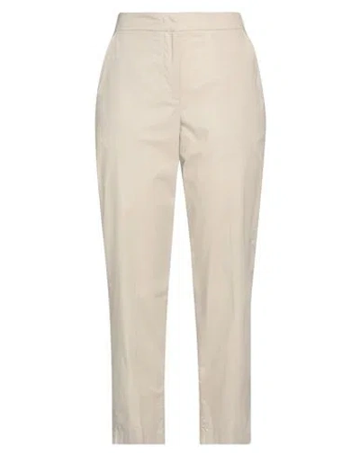 Seventy Venezia Woman Pants Beige Size 8 Cotton In Beige