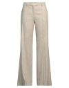 Seventy Venezia Woman Pants Beige Size 8 Linen, Cotton, Elastane