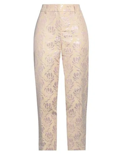 Seventy Venezia Woman Pants Beige Size 8 Polyester, Cotton