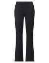 Seventy Venezia Woman Pants Black Size 10 Polyester, Virgin Wool, Elastane