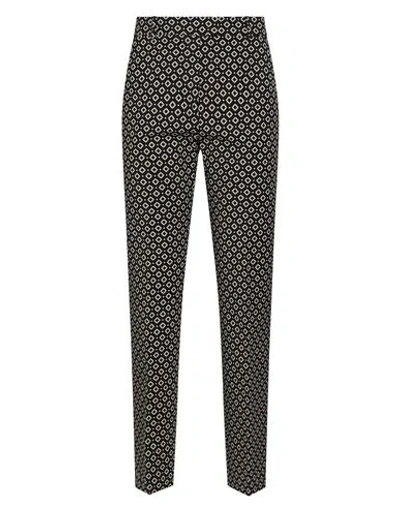 Seventy Venezia Woman Pants Black Size 4 Cotton, Polyester, Elastane