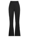 Seventy Venezia Woman Pants Black Size 6 Polyester, Virgin Wool, Elastane