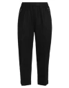 Seventy Venezia Woman Pants Black Size 8 Virgin Wool, Polyamide In Multi