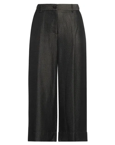 Seventy Venezia Woman Pants Black Size 8 Viscose, Acetate, Polyester