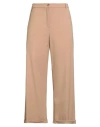 Seventy Venezia Woman Pants Camel Size 12 Polyester, Virgin Wool, Elastane In Neutral