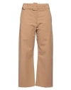 Seventy Venezia Woman Pants Camel Size 6 Polyester, Virgin Wool, Elastane