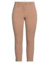 Seventy Venezia Woman Pants Camel Size 6 Polyester, Virgin Wool, Elastane In Brown