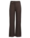 Seventy Venezia Woman Pants Chocolate Brown Size 4 Viscose