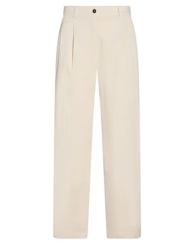 Seventy Venezia Woman Pants Cream Size 6 Lyocell, Cotton, Elastane In White