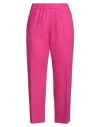 Seventy Venezia Woman Pants Fuchsia Size 10 Virgin Wool, Polyamide In Multi