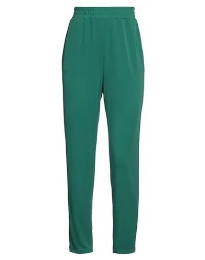 Seventy Venezia Woman Pants Green Size 2 Polyester, Elastane
