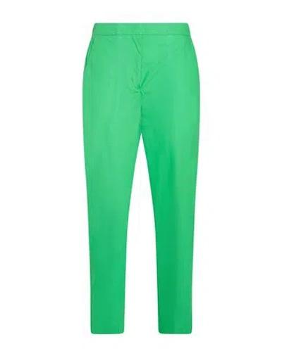 Seventy Venezia Woman Pants Green Size 6 Cotton