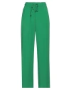 Seventy Venezia Woman Pants Green Size 4 Acetate, Silk