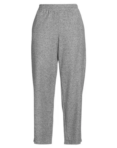 Seventy Venezia Woman Pants Grey Size 8 Acrylic, Virgin Wool, Polyester In Gray