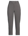 Seventy Venezia Woman Pants Lead Size 12 Polyester, Virgin Wool, Elastane In Grey