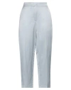 Seventy Venezia Woman Pants Light Blue Size 8 Viscose, Linen