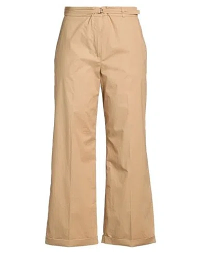 Seventy Venezia Woman Pants Light Brown Size 6 Cotton, Elastane