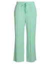 Seventy Venezia Woman Pants Light Green Size 14 Acetate, Silk In Green