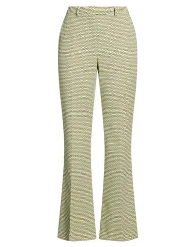 Seventy Venezia Woman Pants Light Green Size 6 Cotton, Polyester, Elastane