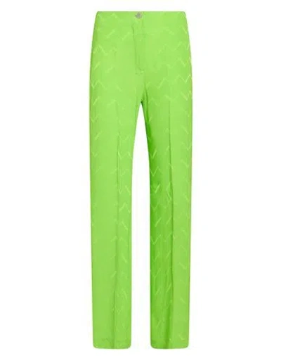 Seventy Venezia Woman Pants Lime Green Size 4 Viscose