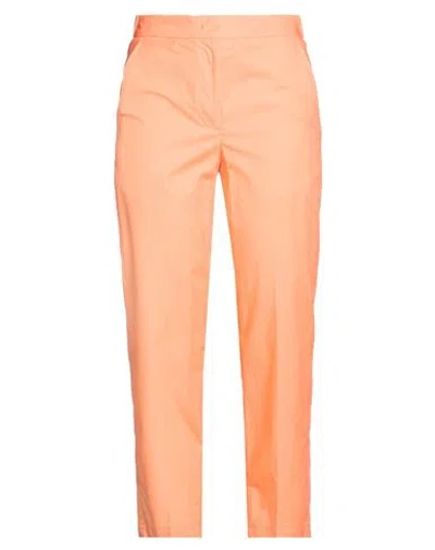 Seventy Venezia Woman Pants Mandarin Size 6 Cotton In Orange