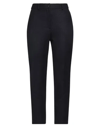 Seventy Venezia Woman Pants Midnight Blue Size 14 Virgin Wool, Viscose, Elastane, Polyamide