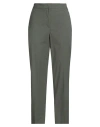 Seventy Venezia Woman Pants Military Green Size 4 Cotton, Elastane In Green