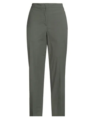 Seventy Venezia Woman Pants Military Green Size 4 Cotton, Elastane