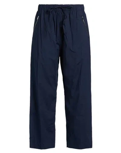 Seventy Venezia Woman Pants Navy Size 12 Cotton, Elastane In Blue