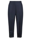 Seventy Venezia Woman Pants Navy Size 6 Cotton, Elastane, Polyester In Blue