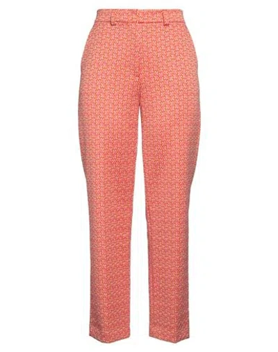 Seventy Venezia Woman Pants Orange Size 12 Polyester, Polyamide, Elastane