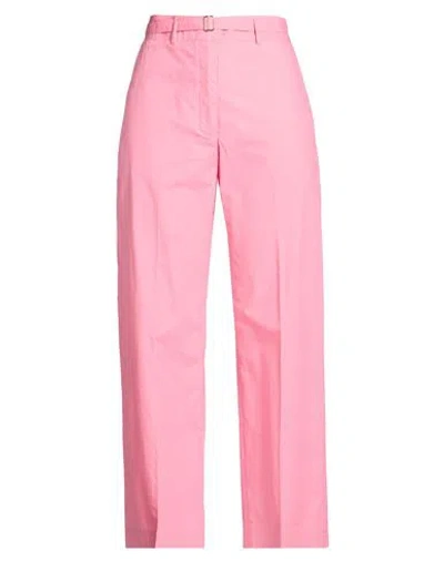 Seventy Venezia Woman Pants Pink Size 8 Cotton
