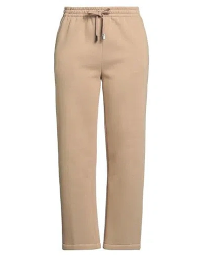 Seventy Venezia Woman Pants Sand Size 12 Cotton, Polyester In Beige