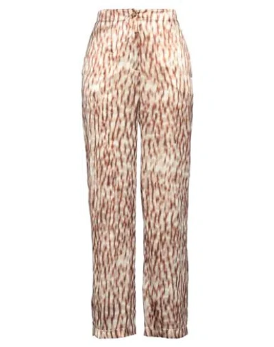 Seventy Venezia Woman Pants Sand Size 6 Polyester In Multi