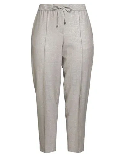Seventy Venezia Woman Pants Taupe Size 8 Virgin Wool, Viscose, Elastane, Polyamide In White