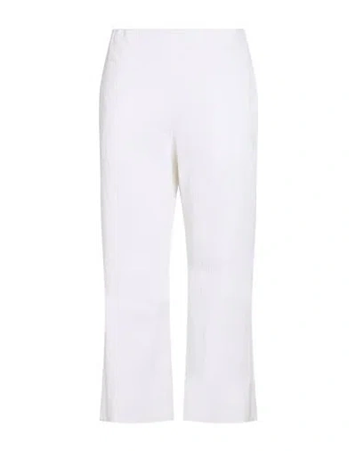 Seventy Venezia Woman Pants White Size 6 Cotton, Elastane