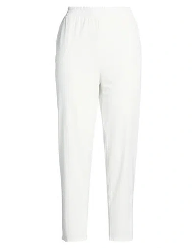 Seventy Venezia Woman Pants White Size L Polyester, Elastane