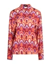 Seventy Venezia Woman Shirt Garnet Size 8 Viscose In Red
