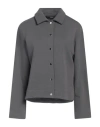 Seventy Venezia Woman Shirt Grey Size S Cotton, Polyester In Grey