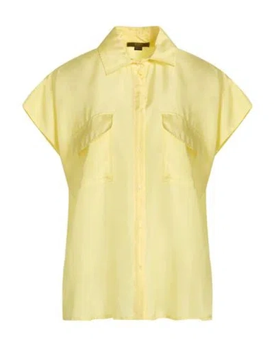 Seventy Venezia Woman Shirt Yellow Size 6 Silk