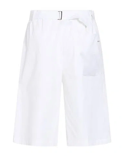 Seventy Venezia Woman Shorts & Bermuda Shorts White Size 6 Cotton In Multi