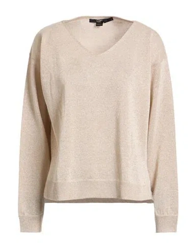 Seventy Venezia Woman Sweater Beige Size Xl Viscose, Polyester In Brown